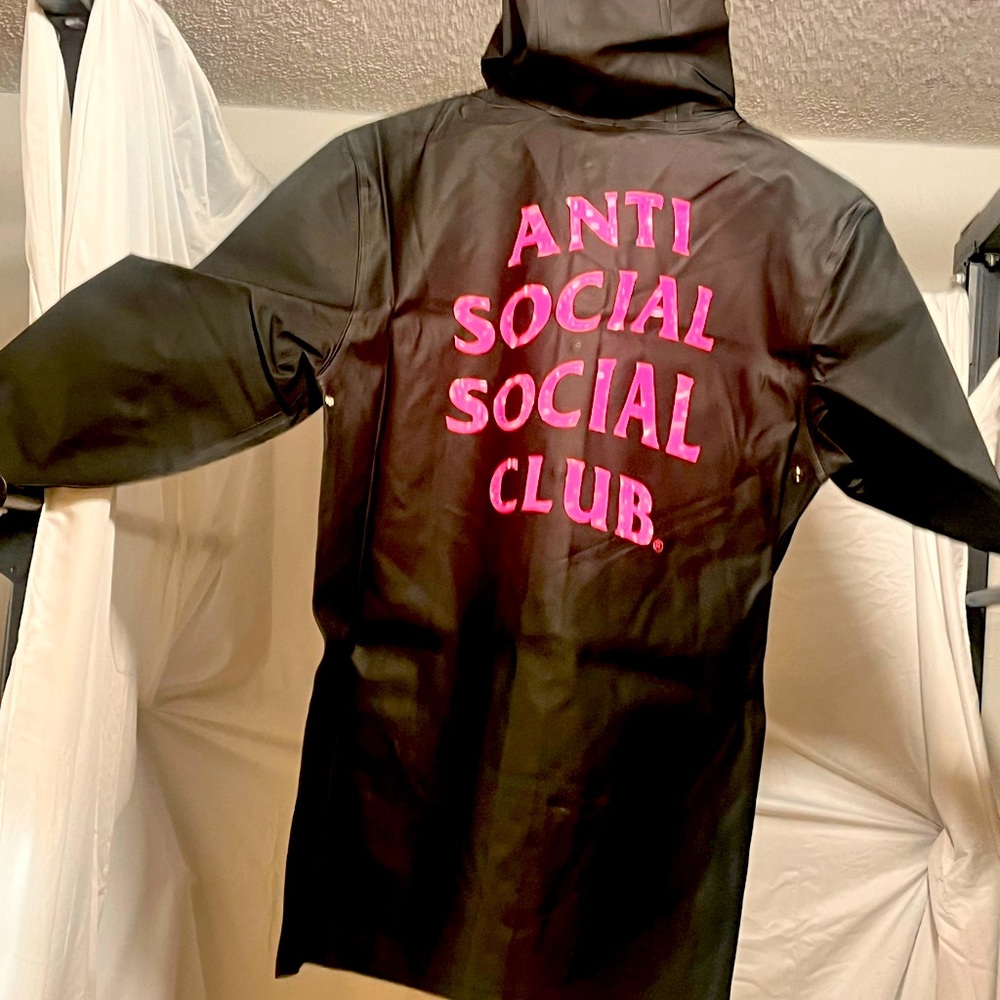 antisocial Social club rain jacket retail is 650
